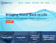 Tablet Screenshot of hydrotech-group.com